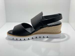 Leilani Wedge Leather Sandal