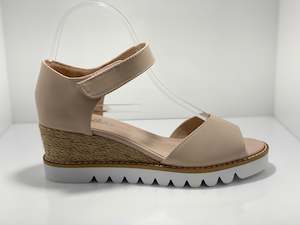 Maya Wedge Leather Sandal