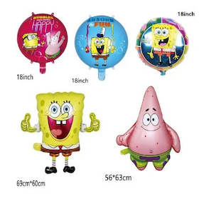 Balloon: 5pcs Spongebob Squarepants Balloons