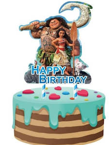 PartySupplies: Polynesian Princess cake topper - style B