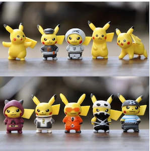 PartySupplies: 10 pcs Pocket Monsters Figurines - Set B