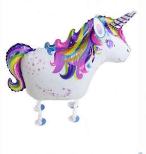 Unicorn: "Walking" unicorn balloon