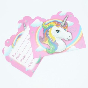 Unicorn Invites (10 pack)