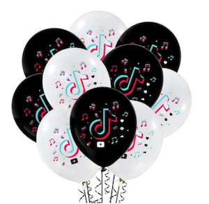 12 pcs Tick tock balloons - Set C