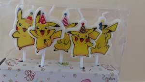 Candles: Pocket Monsters candles (5 pack)