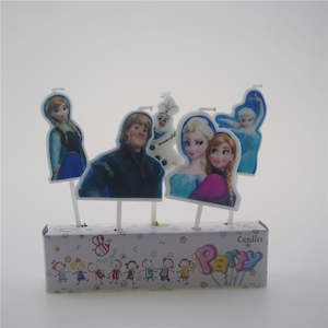 Snow Princess Candles - 5 pcs pack