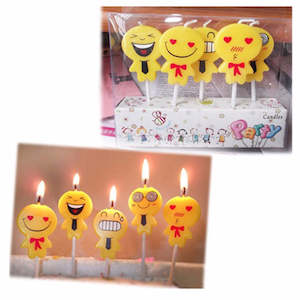 Candles: Emoji Candles (5 pack)