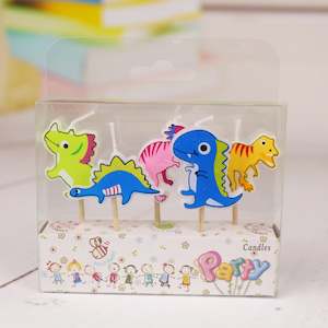 Candles: Dinosaur Candles (5 pack)