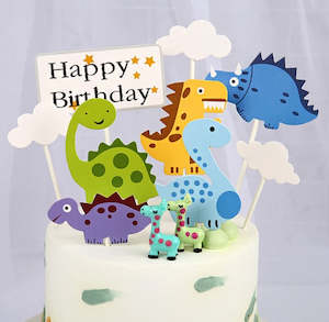 Dinosaur cake topper