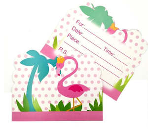 Flamingo: Flamingo invites (10 pcs)