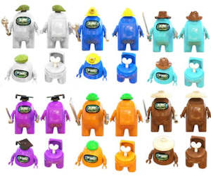 Lego: 6 pcs Among Imposter figurines (set B)