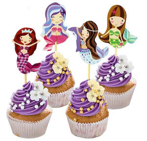 Mermaid cupcake toppers