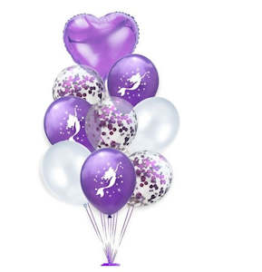 Mermaid: Mermaid balloons - 9 pack - foil and latex