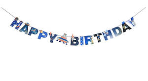 Outer Space: Outer Space birthday banner