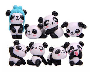 Panda: Panda figurines / cake topper