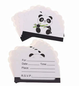 Panda: Panda invitations (10 pack)