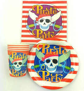 Pirate tableware - 41 pcs