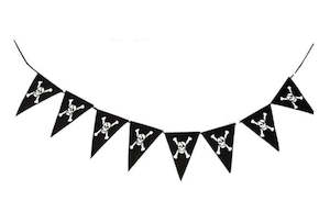 Pirate: Jolly Roger birthday banner