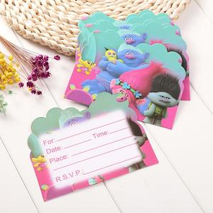 Trolls Invitations (10 pack)