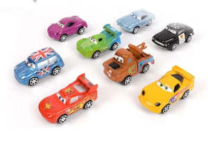 8 pcs car cake topper / figurines