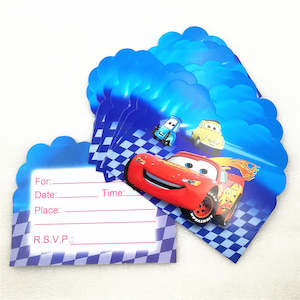 Racing Car Invites (10 pack)