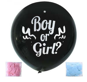 New Baby Gender Reveal: Gender Reveal balloon surprise