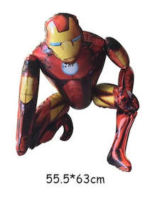 Large crouching Metalman balloon