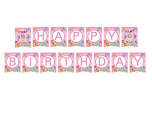 Banners 1: Baby Melon Birthday Banner  -  Style B