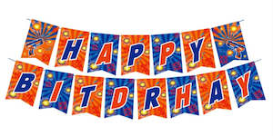 Dart Wars birthday banner