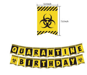 Banners 1: Quarantine birthday banner