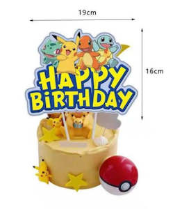 Pocket Monsters cake topper