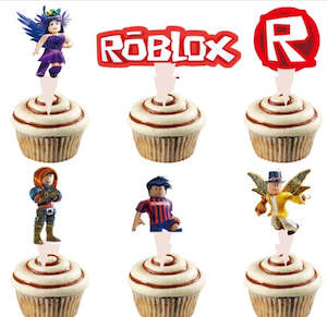 Wrappers: Rowblocks cupcake toppers  -  Set A