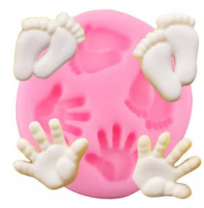 Gender Reveal: Baby hands and feet silicon mould