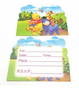 Fat Bear invites - 10 pcs