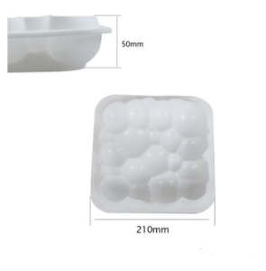 Square bubble silicon tin  -  STR0007