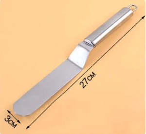 6 inch offset stainless steel spatula