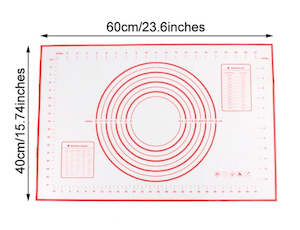 Non-stick silicon baking guide