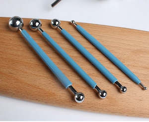 Tools: 4 piece stainless steel balling tools