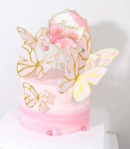 Just For Mum: Butterfly cake topper B