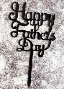 Just For Dad: Happy Fathers Day cake plaque/topper