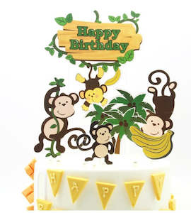 Monkey Cake topper