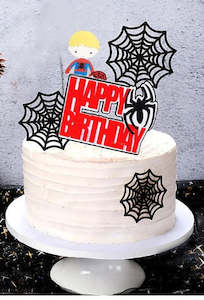 Arachnidman Cake topper (4 pcs) - Style C