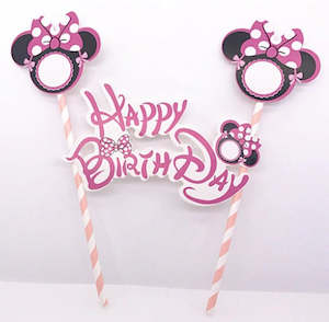 Mrs Mouse cake topper