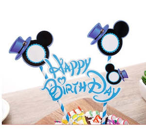 Mr Mouse cake topper