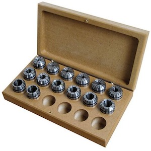 Aluminium: ER25 Collet Set – 14pc + Box