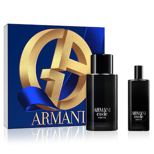 Armani Code by Giorgio Armani 125ml Parfum 2 Piece Gift Set