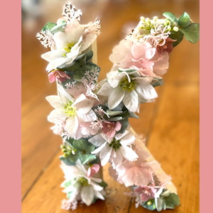 Craft - Decorated Flower Letter