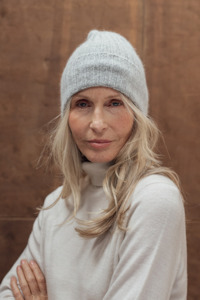 Rib Merino Beanie - Dove