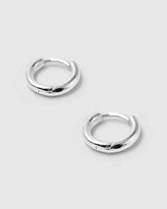 Brie Leon - Everyday Bebe Hoop Earring SILVER