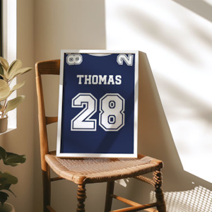 Personalised Jersey Prints